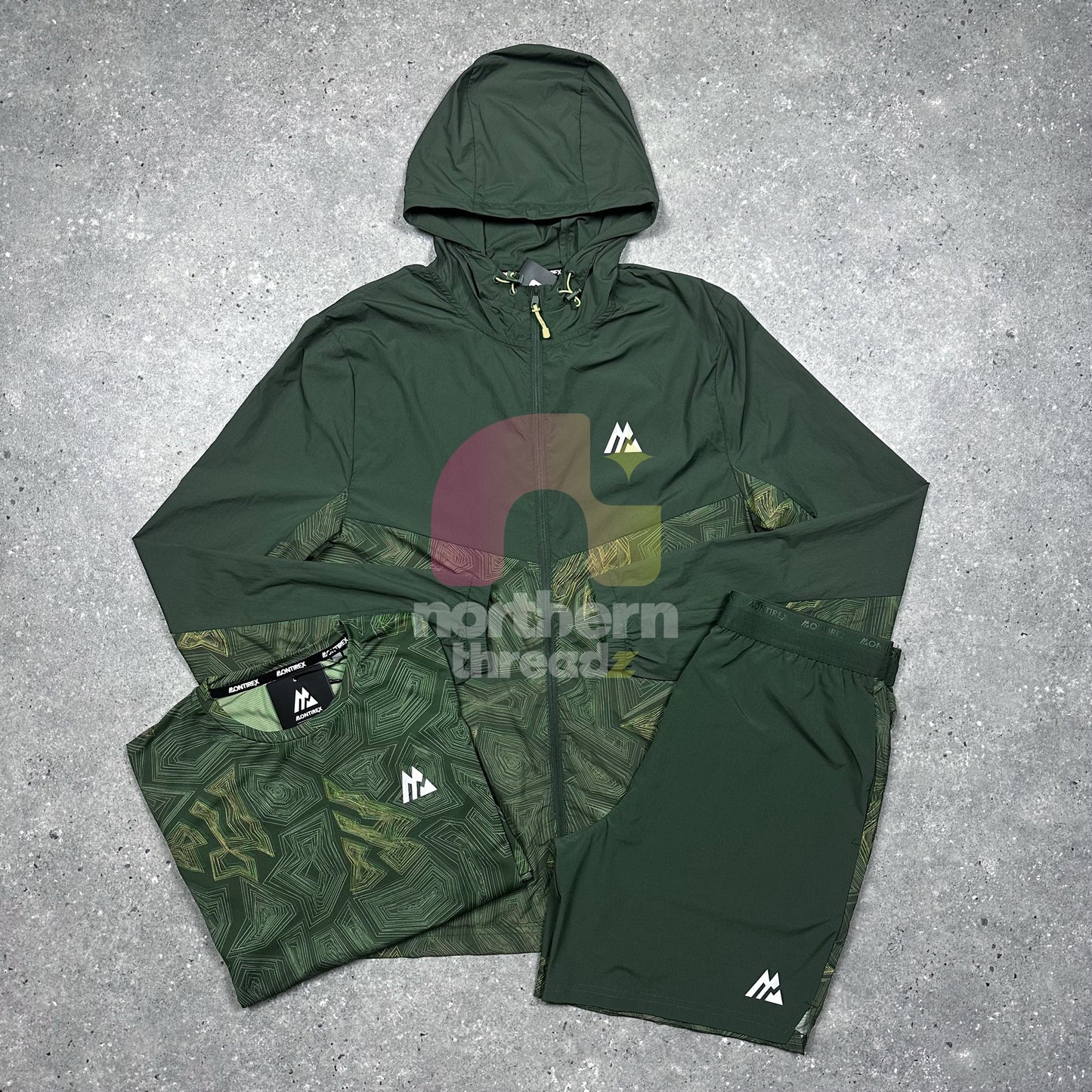 Montirex Print Tri Set (Khaki)