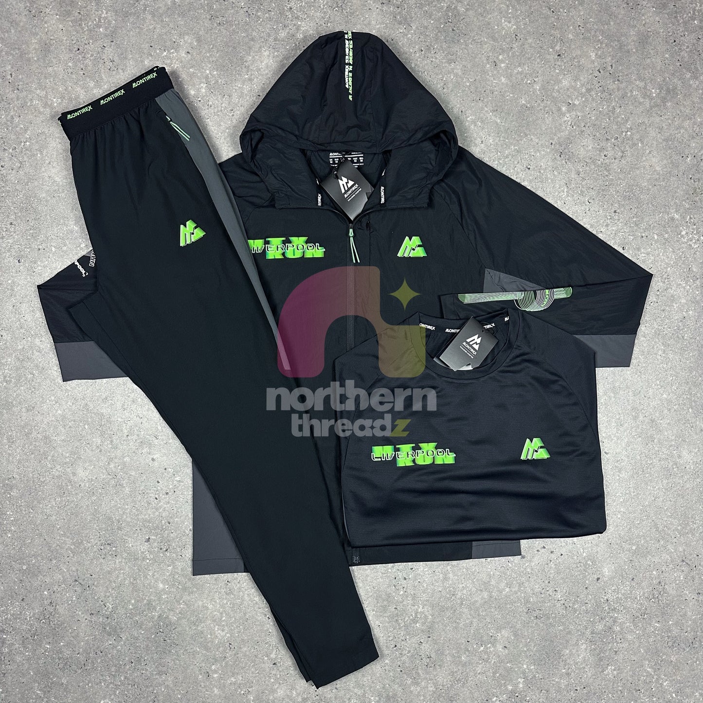 Montirex MTX Tracksuit Tri Set (Black)