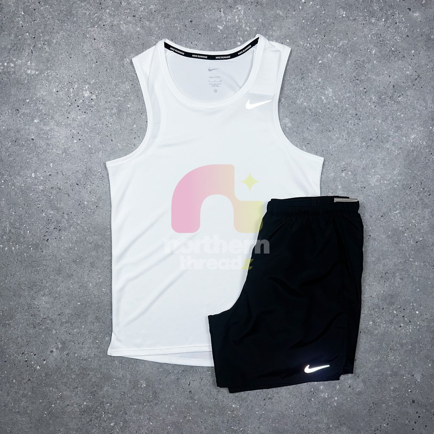Nike Vest Set (White/Black)