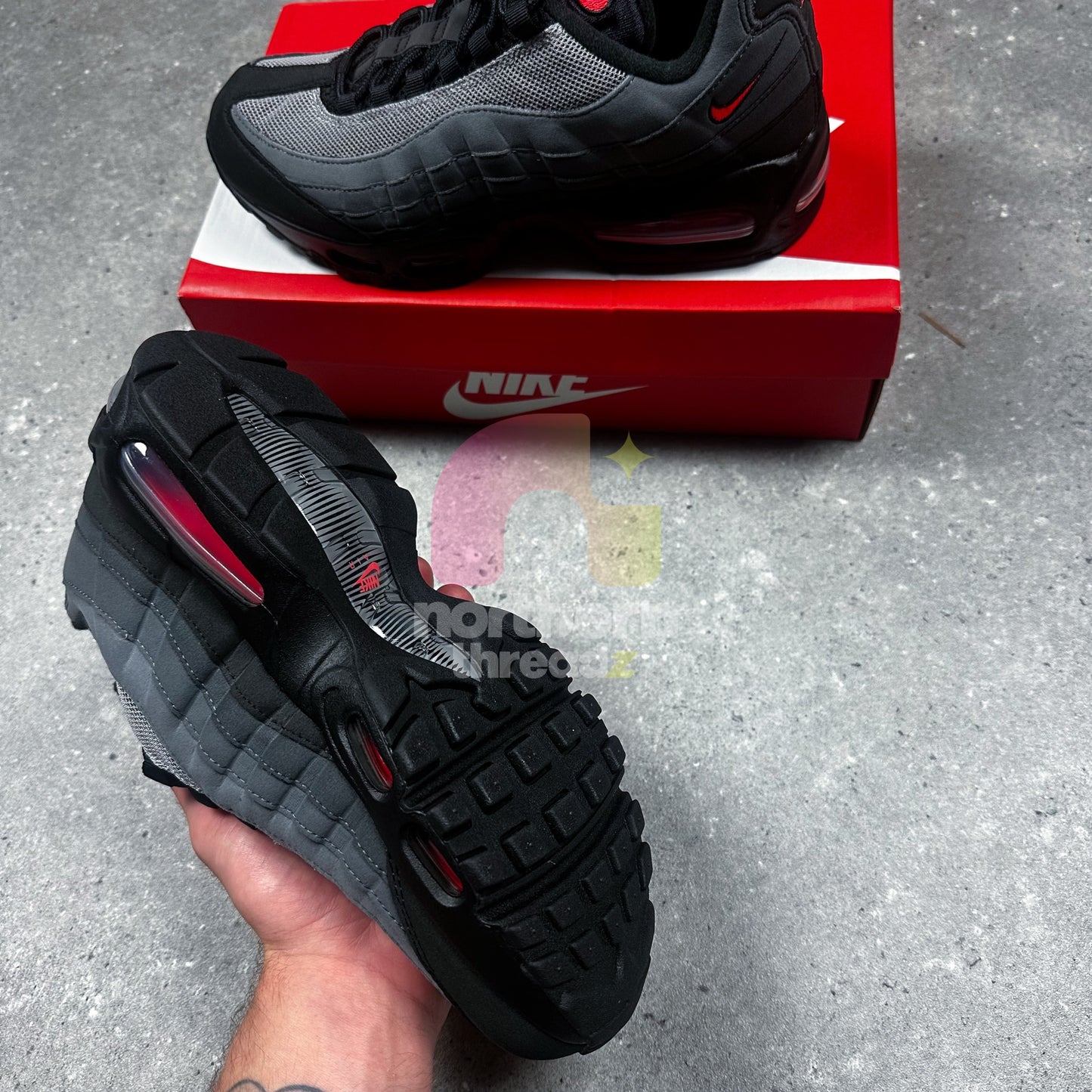 Nike Air Max 95 (Grey/Red)