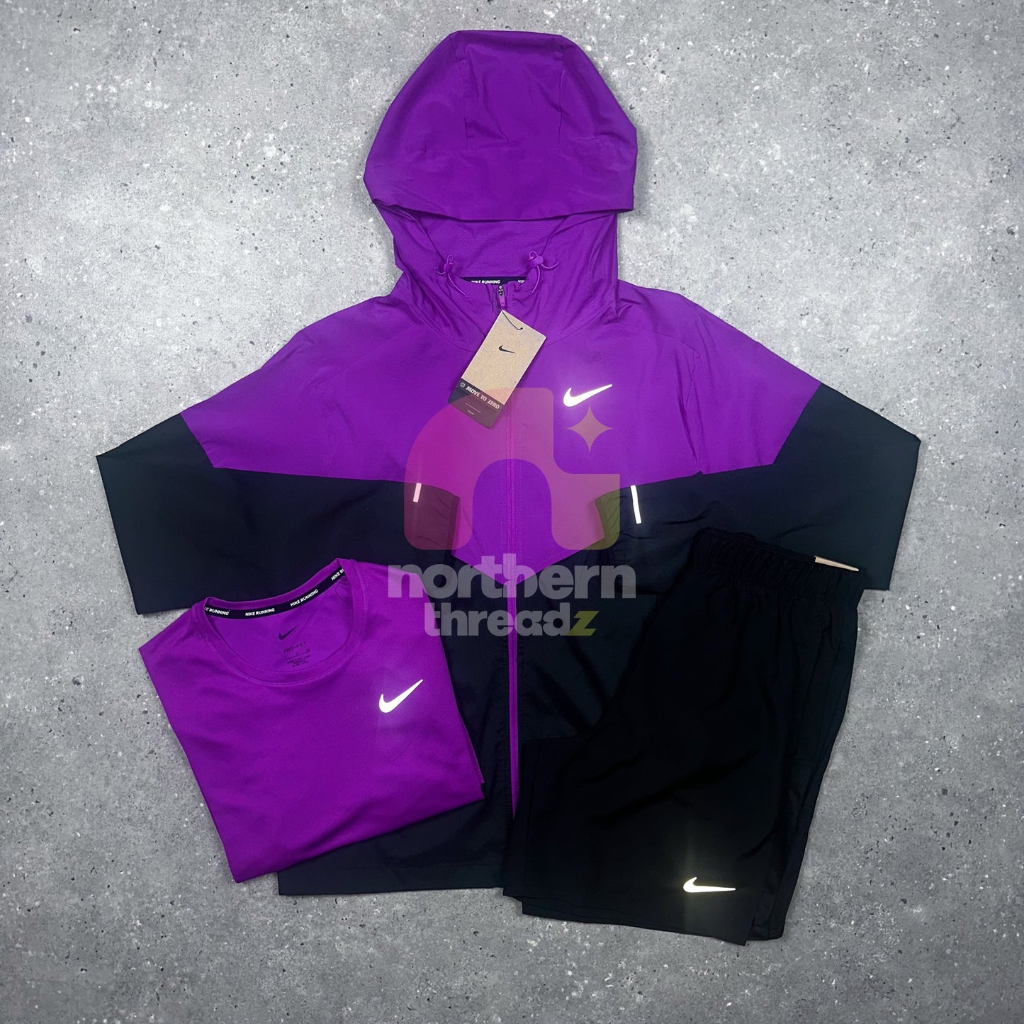 Nike Windbreaker Tri Set (Grape/Black)