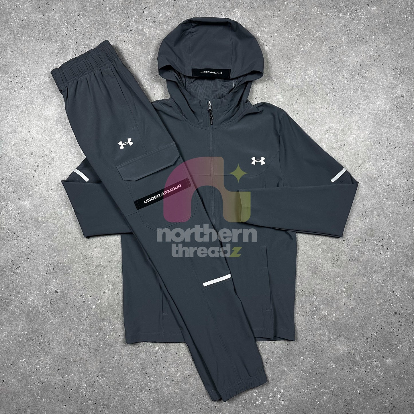 Under Armour Woven Tracksuit (Grey)