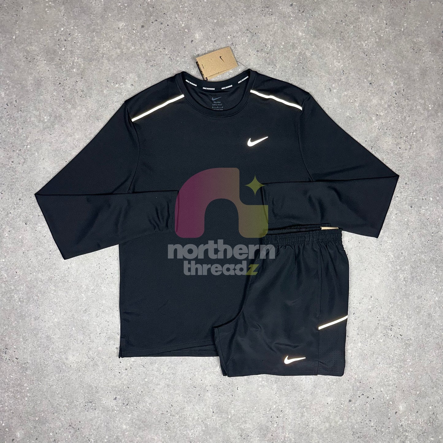 Nike Miler 3.0 Long Sleeve (Black)