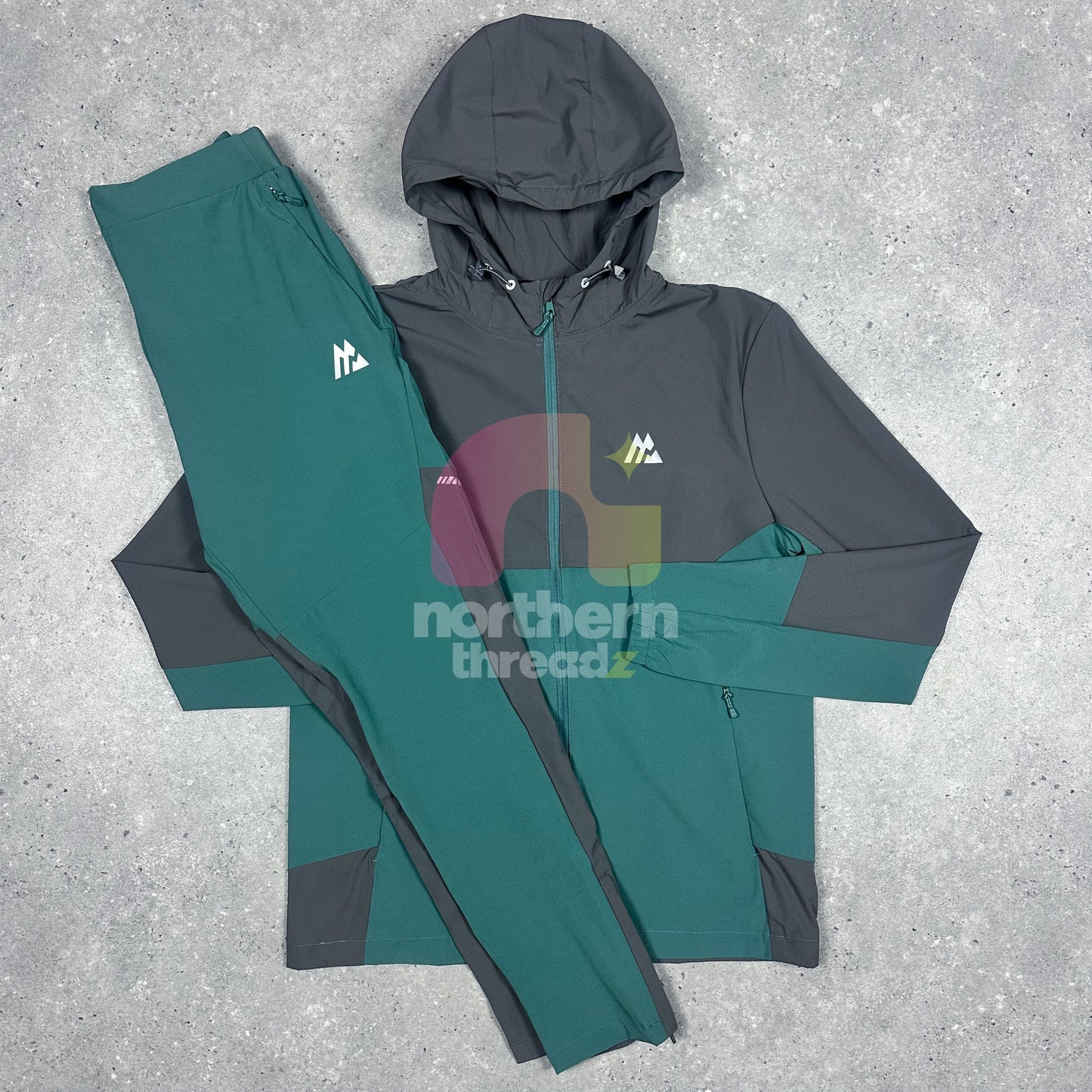 Montirex Woven Tracksuit (Green/Grey)