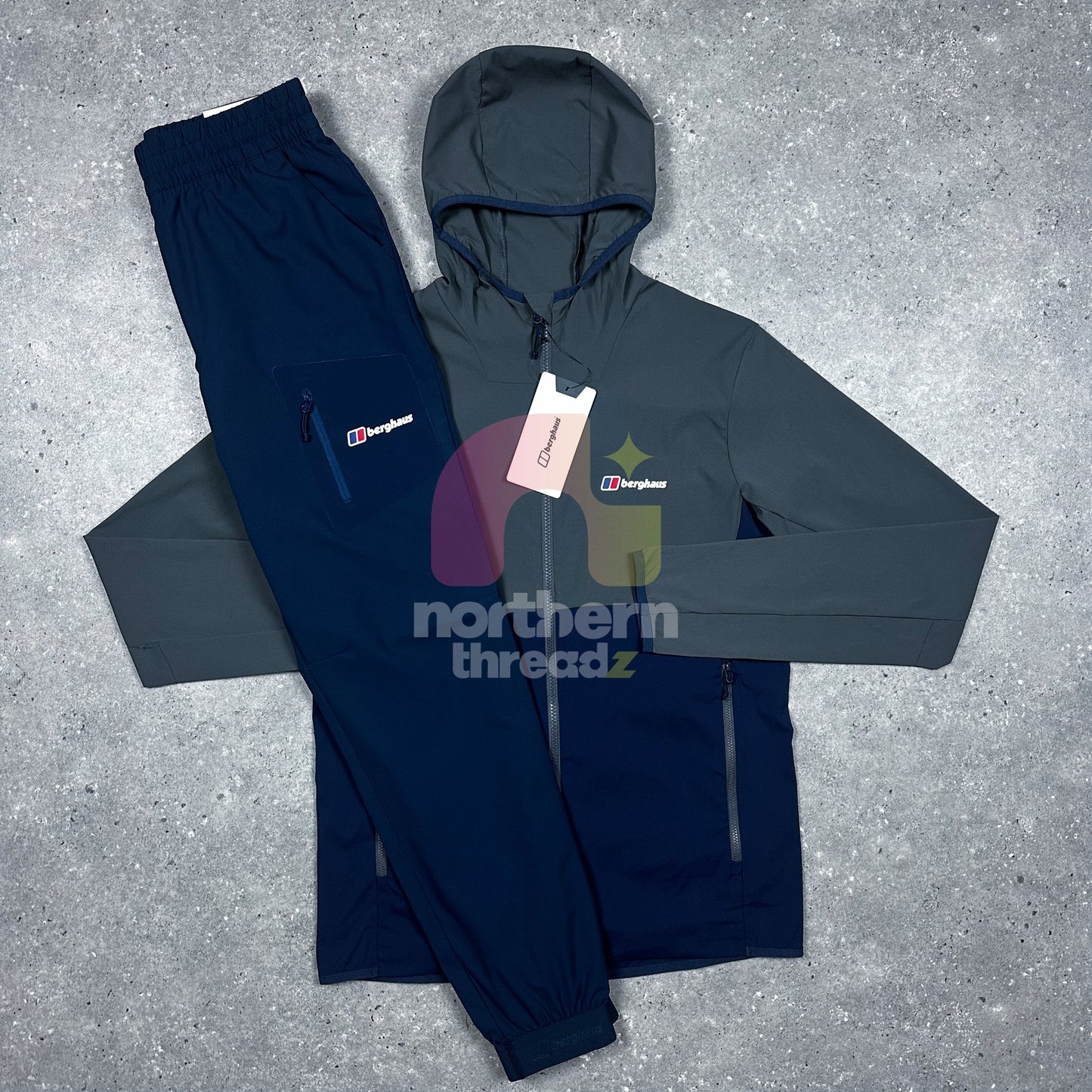 Berghaus Woven Tracksuit (Grey/Navy)