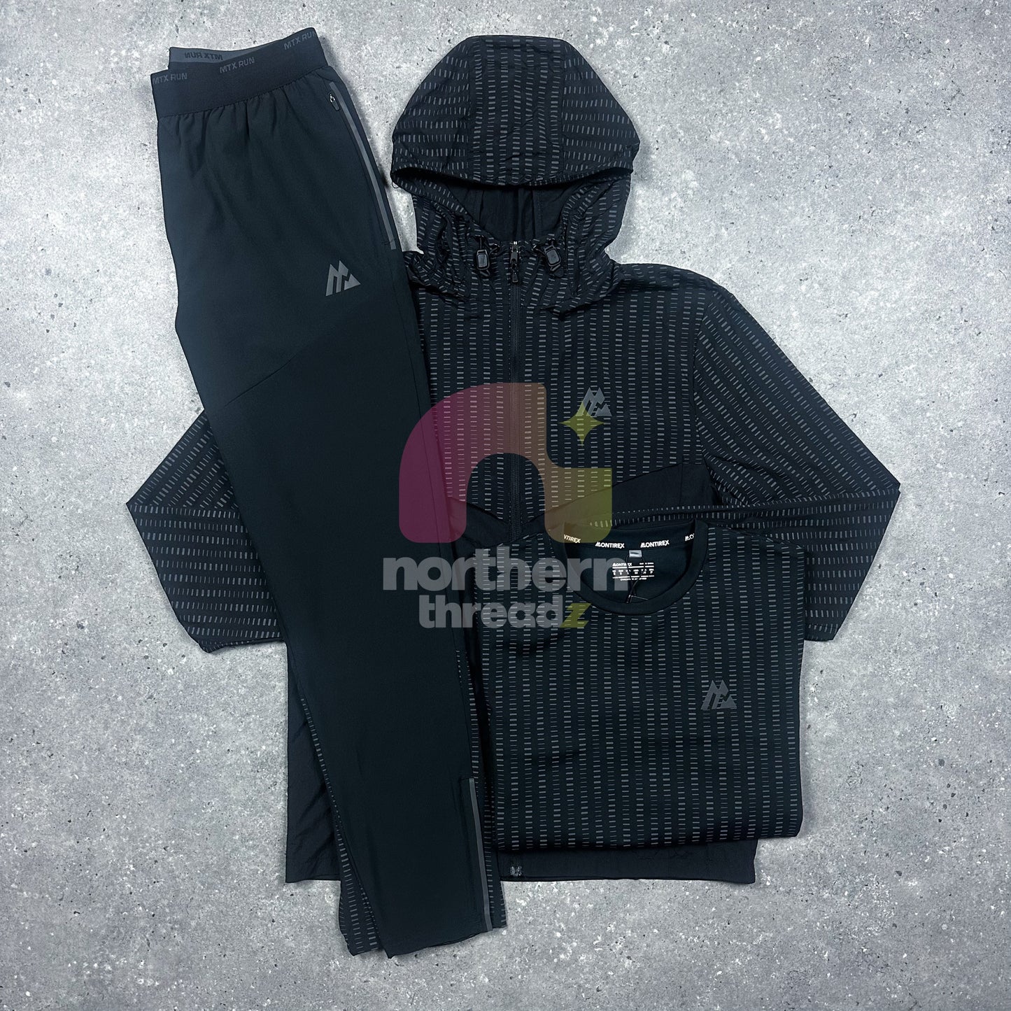 Montirex Digital Tracksuit Tri Set (UV/Black)