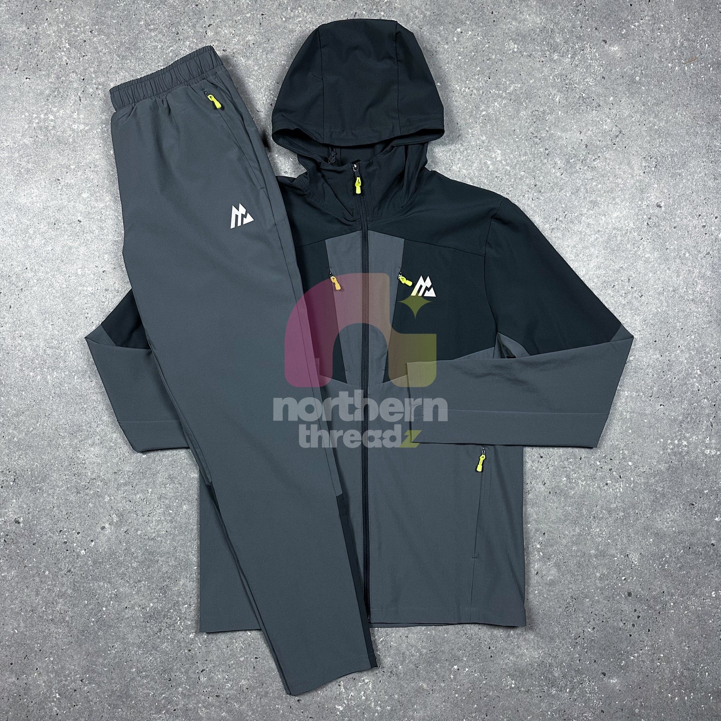 Montirex Woven Tracksuit (Grey/Charcoal)