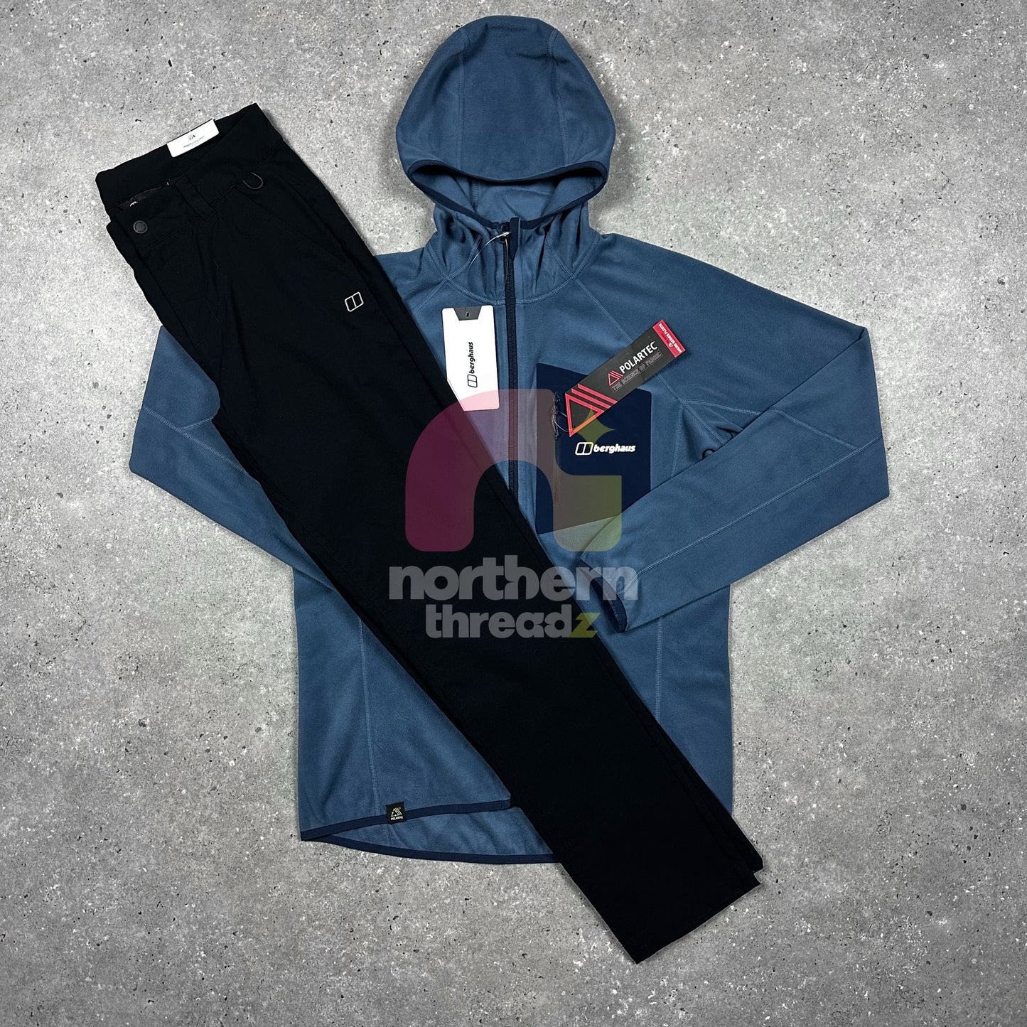 Berghaus Tech 2.0 Fleece Tracksuit (Blue/Black)