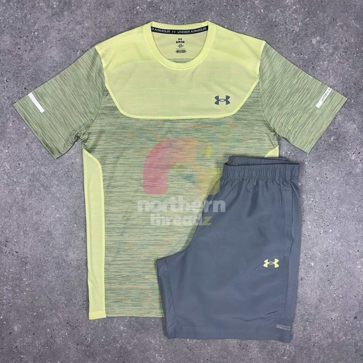 Under Armour Tech Set (Yellow) - S / S - Outfits - Northern Threadz
