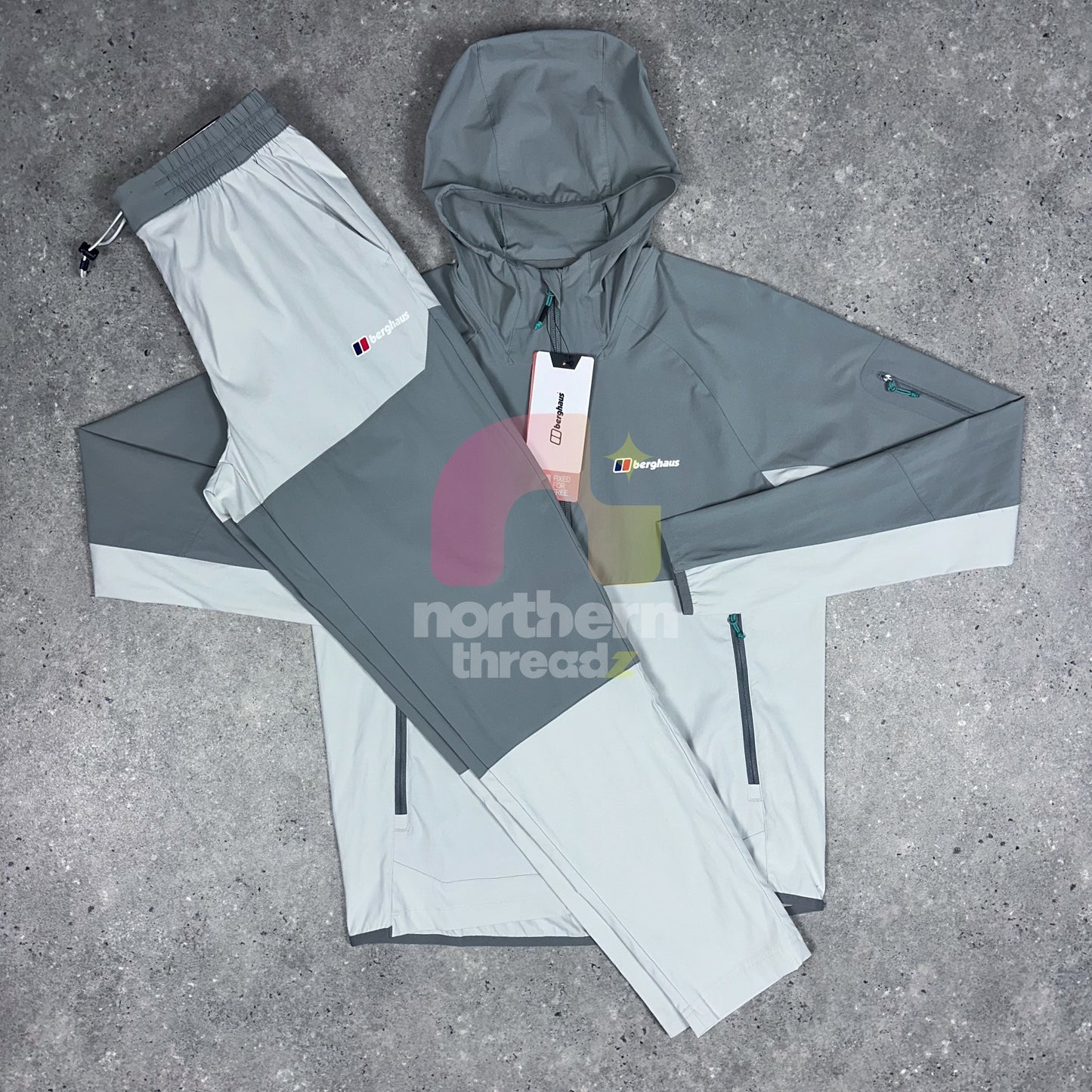 Berghaus Woven Tracksuit (Grey) - S / S - Tracksuits - Northern Threadz