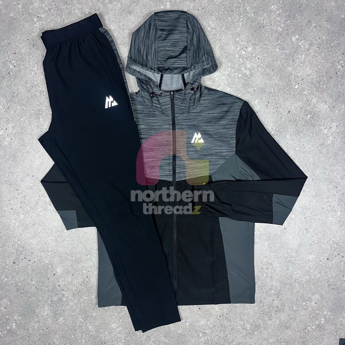 Montirex Trail Tracksuit (Black) - S / S - Tracksuits - Northern Threadz
