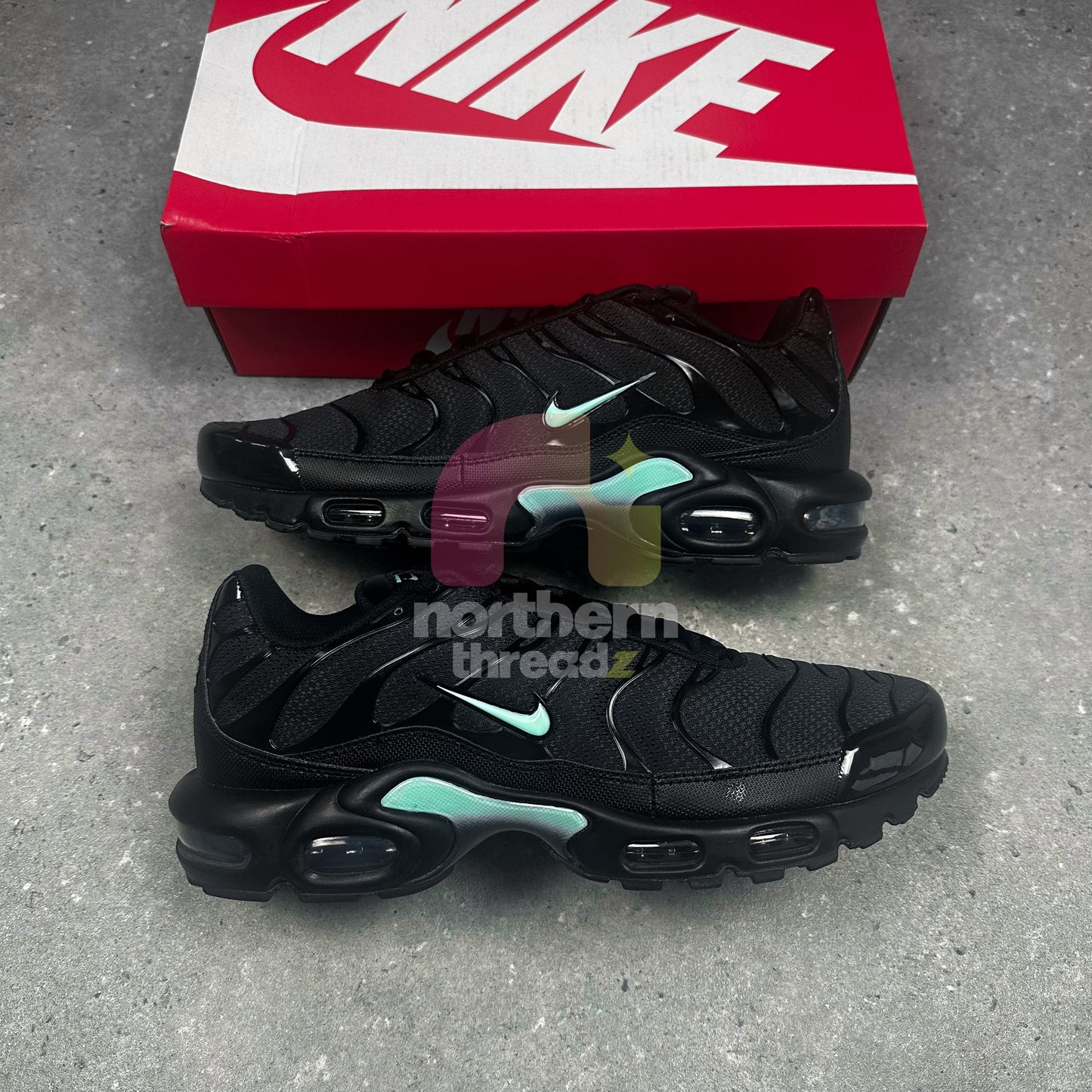Nike Air Max Plus TN (Black/Aquamarine)