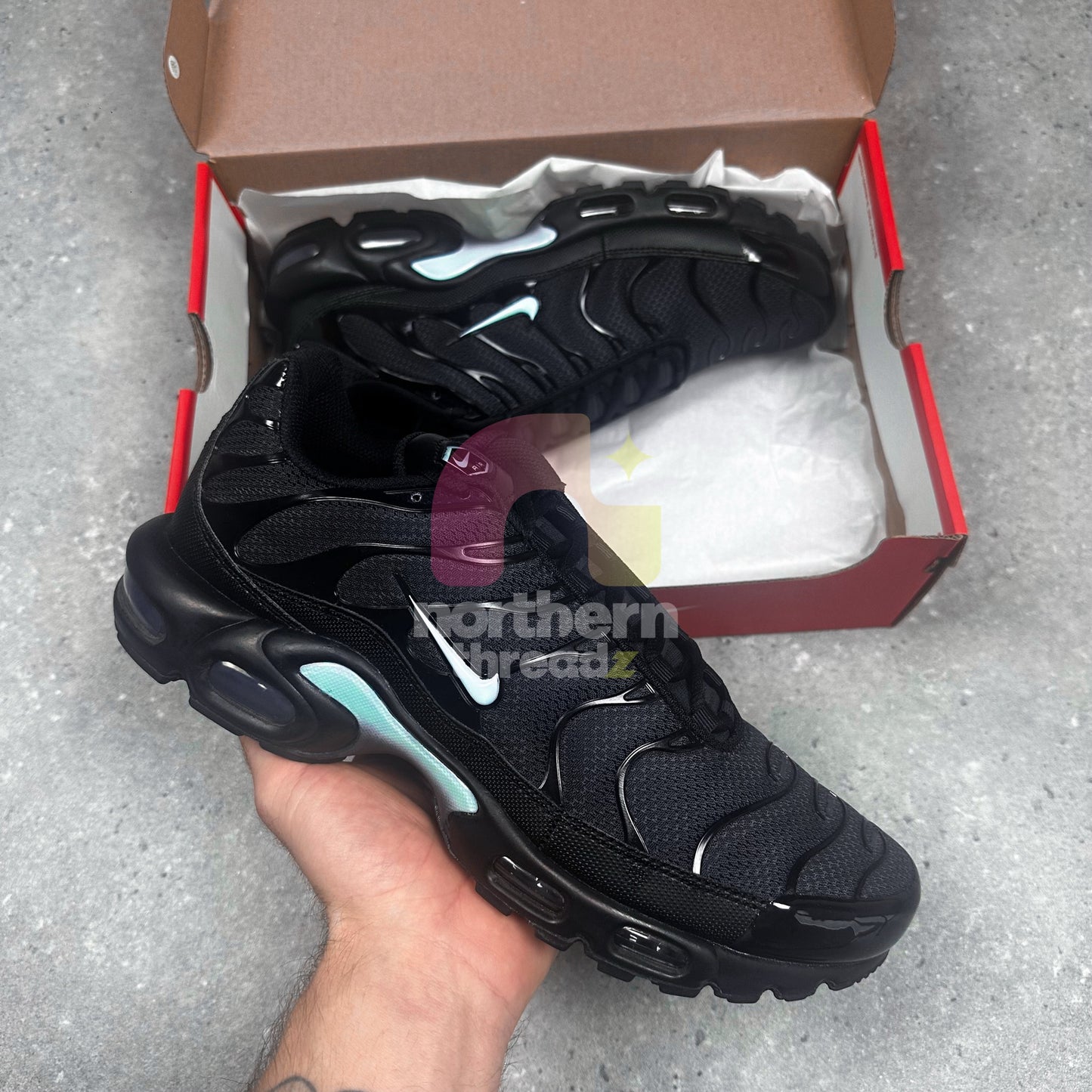 Nike Air Max Plus TN (Black/Aquamarine)