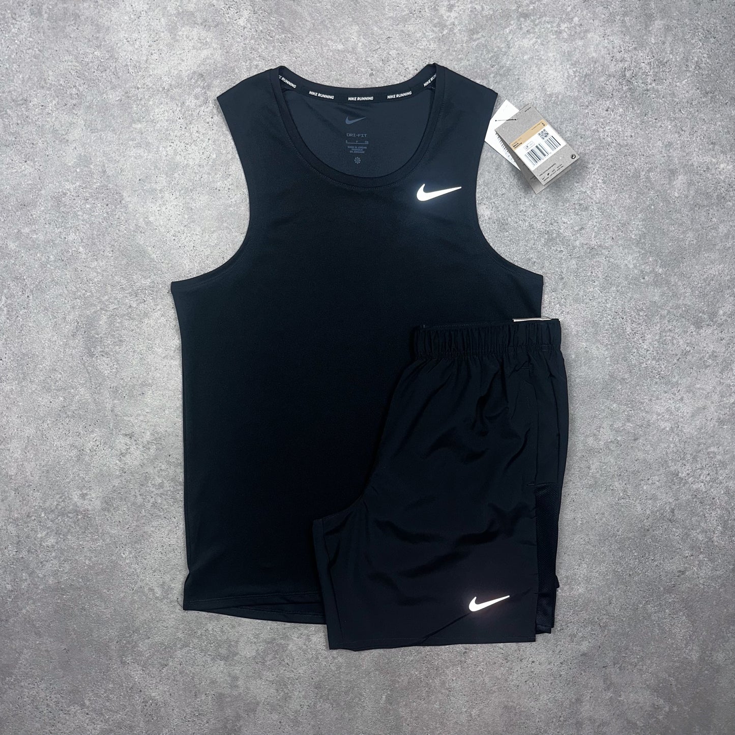 Nike Miler Vest Set (Black)