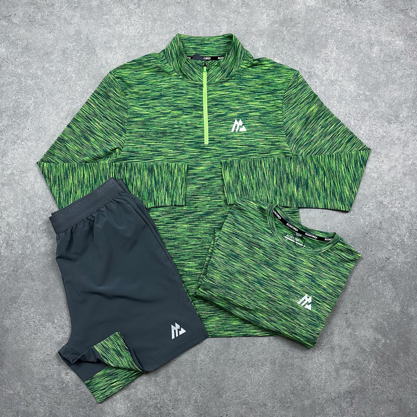 Montirex Trail 1/2 Zip Tri Set (Green)
