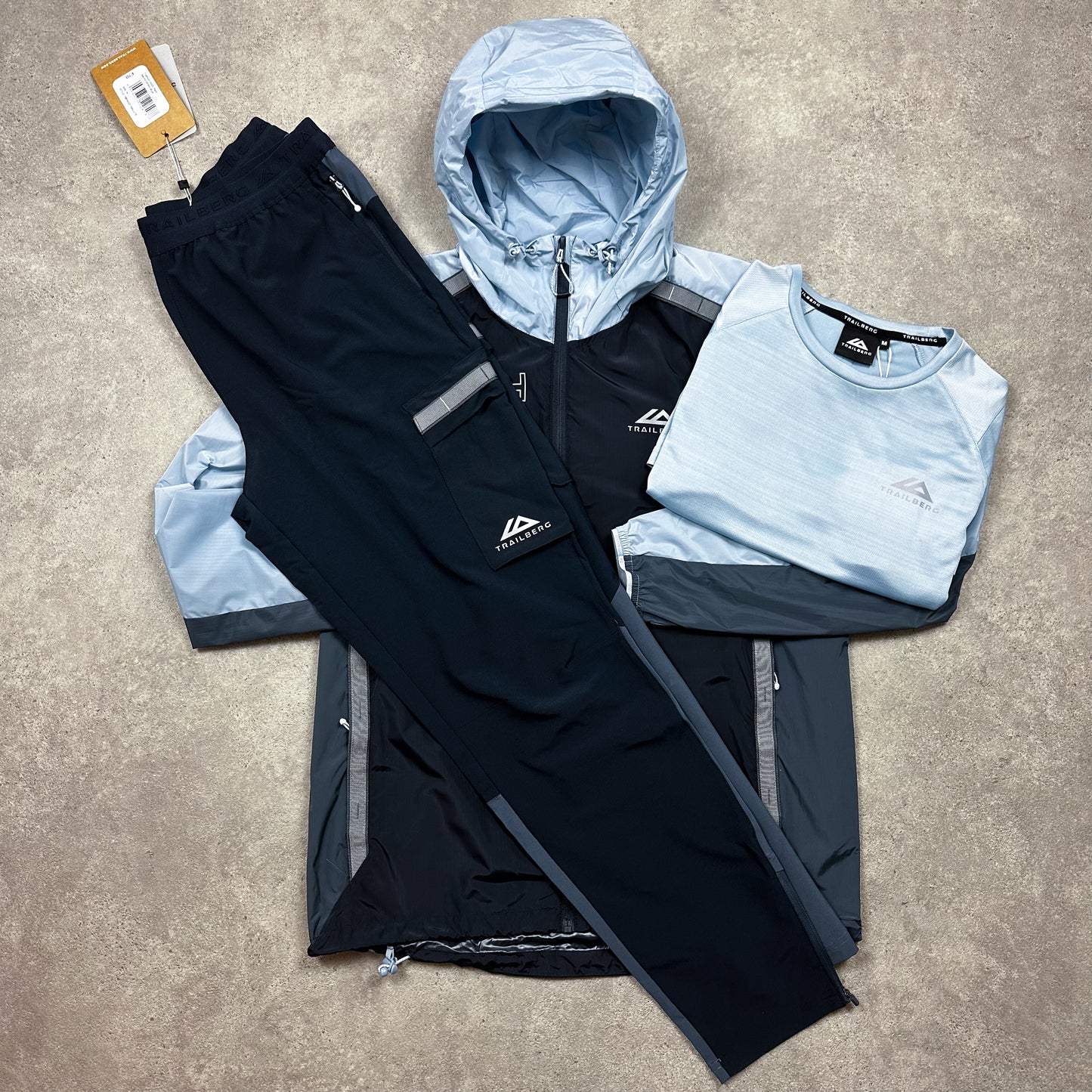 Trailberg Tri Set (Black/Baby Blue)