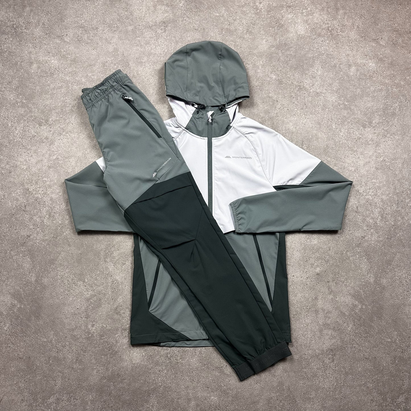 Monterrain Woven Tracksuit (Grey/Lilac)