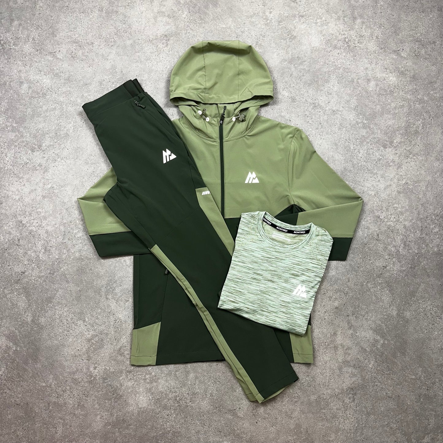 Montirex Woven Tracksuit Tri Set (Khaki)