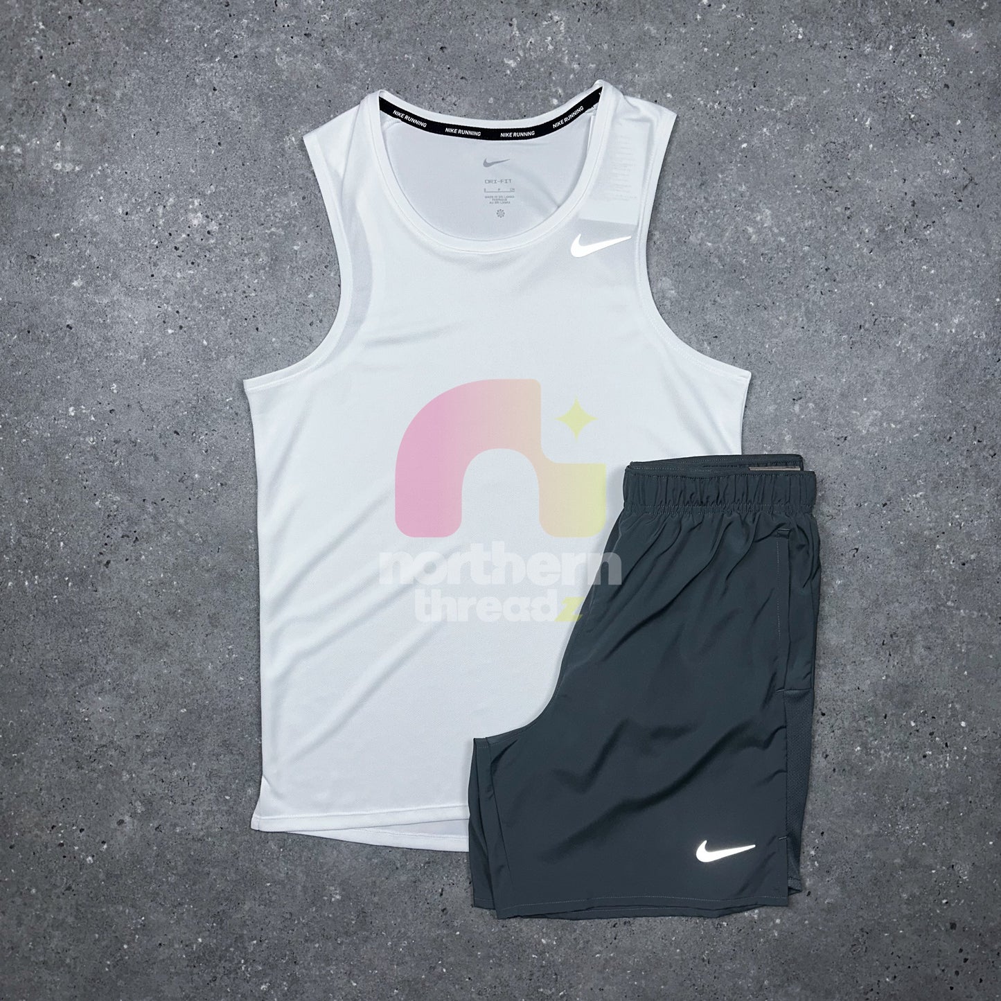 Nike Vest Set (White/Grey)