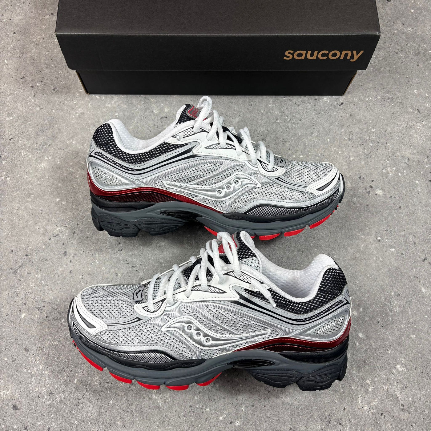 Saucony Pro Grid Omni 9 'Crimson Red'