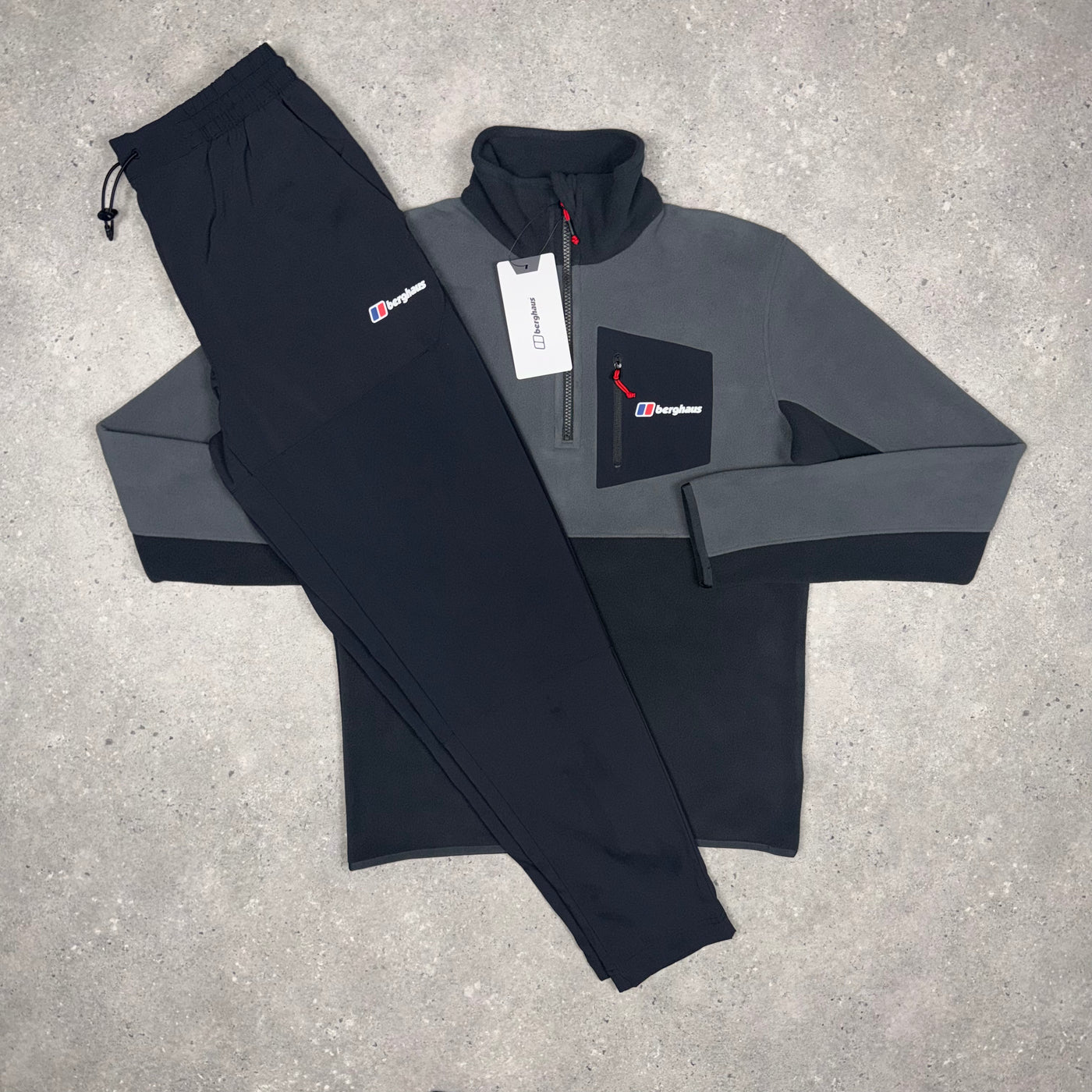 Berghaus Fleece 1/4 Zip Tracksuit ‘Black’