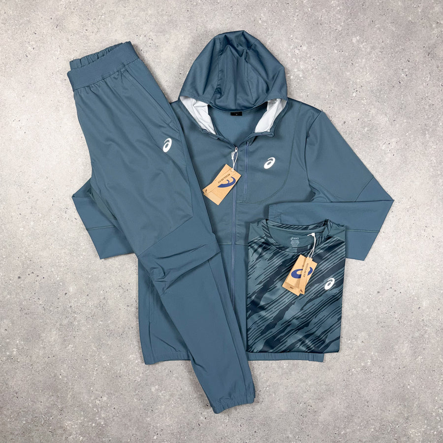 ASICS Wintered Tracksuit Set 'Blue'