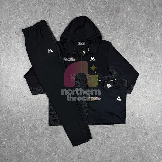 Montirex Run Tracksuit Tri Set (UV Black)