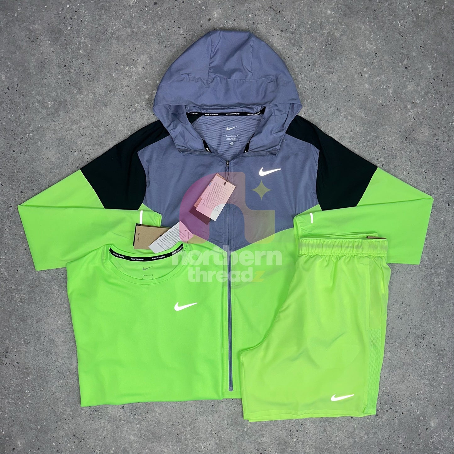 Nike Windbreaker Tri Set (Green)