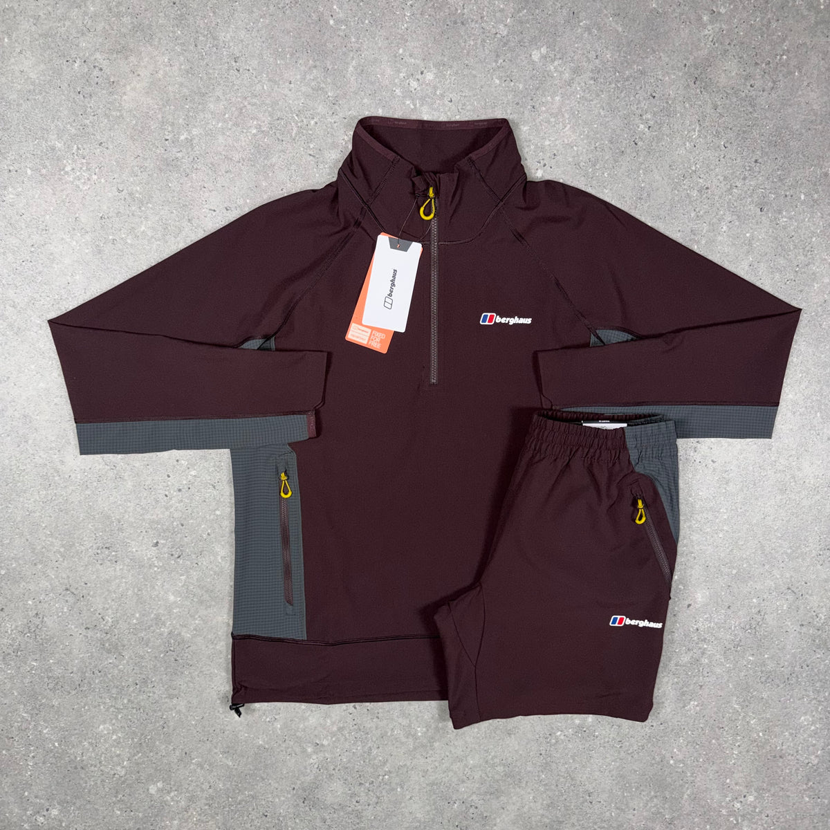 Berghaus 1/2 Zip Set 'Burgundy'