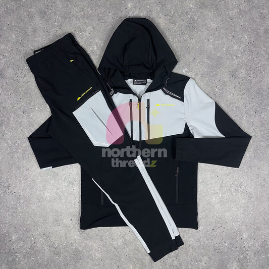 Monterrain Woven Tracksuit (Black/White)