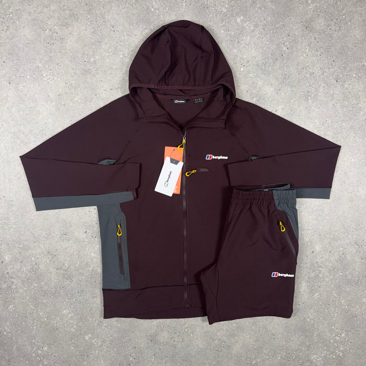 Berghaus Waver Jacket & Shorts Set 'Burgundy'