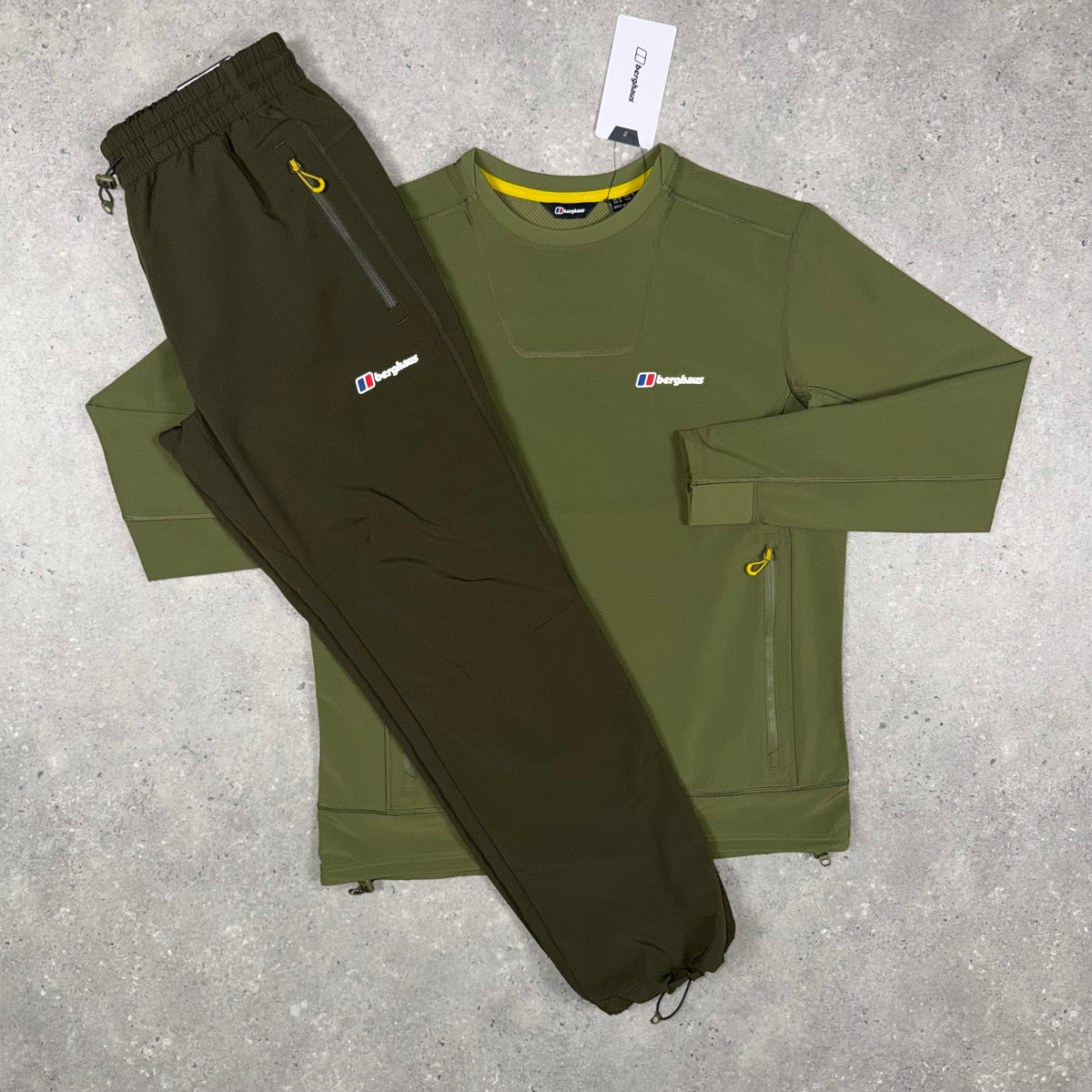 Berghaus Crew Jumper Tracksuit 'Khaki/Taupe'