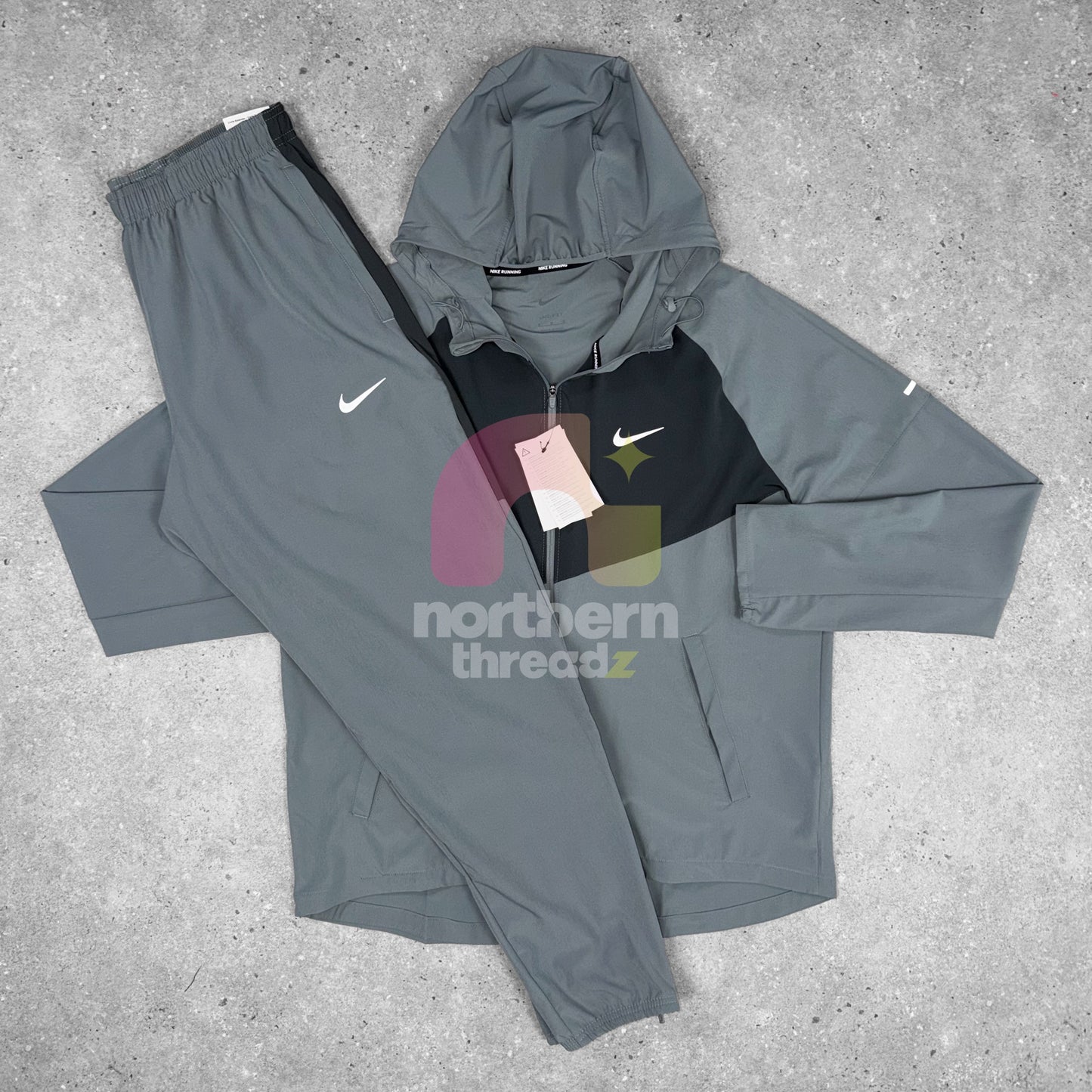 Nike Miler Tracksuit (Grey)