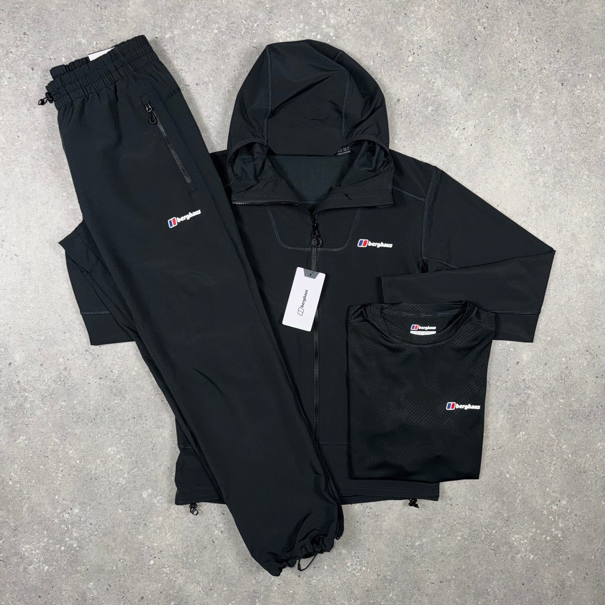 Berghaus Terrain Hooded Tracksuit Set 'Black'