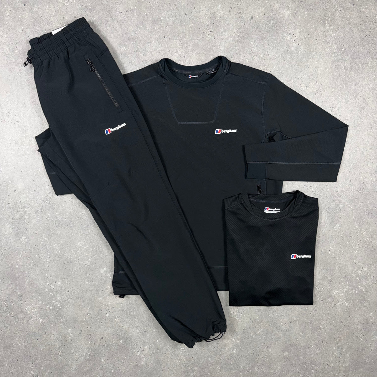 Berghaus Crew Jumper Tracksuit Set 'Black'