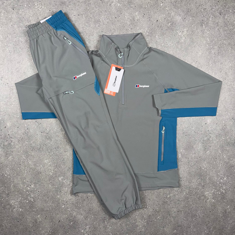 Berghaus Waver 1/2 Zip Tracksuit 'Grey/Blue'