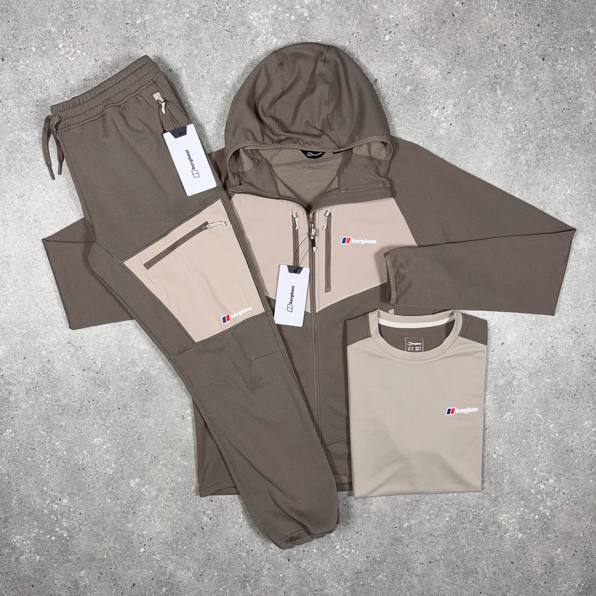 Berghaus Cotton Torren Tracksuit 'Driftwood/Stone'