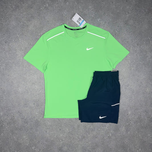 Nike Windbreaker Tri Set (Navy/Lime)