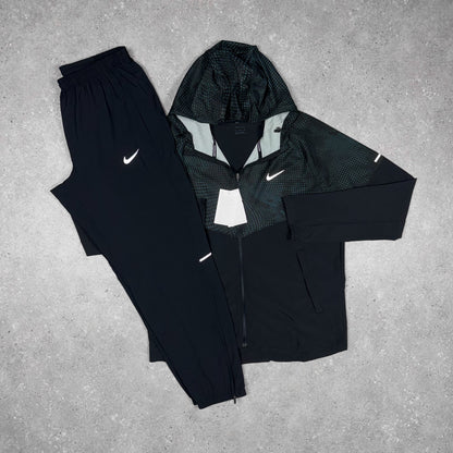 Nike Rave Tracksuit Tri Set (Black/Green)