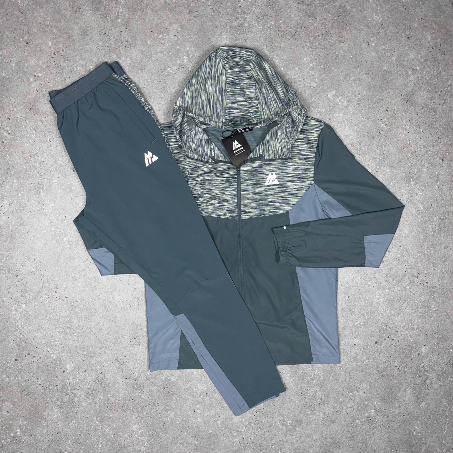 Montirex Trail Tracksuit (Blue/Green)