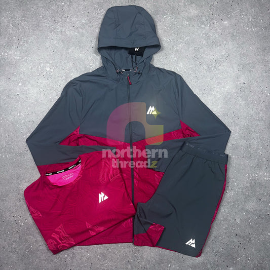 Montirex Print Tri Set (Deep Cherry)