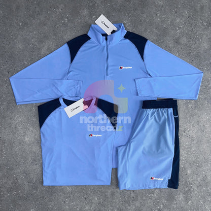 Berghaus Tech 1/4 Zip Tri Set (Baby Blue)