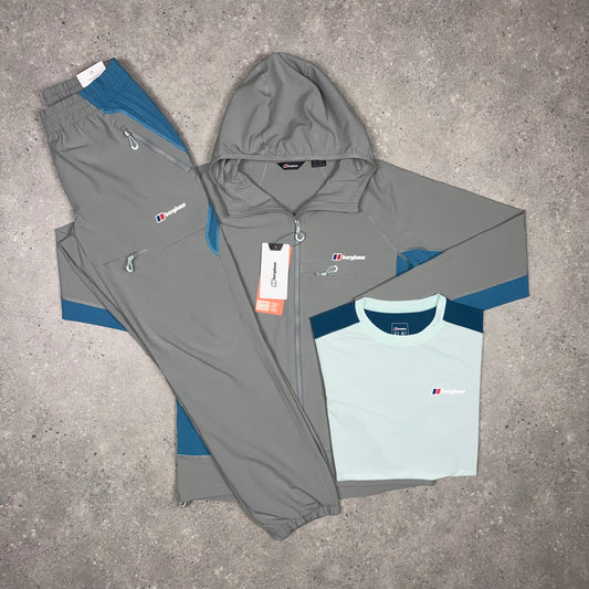 Berghaus Waver Tracksuit Tri Set (Grey/Blue)