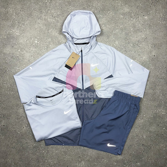 Nike Light Windbreaker Tri Set (Light Indigo)