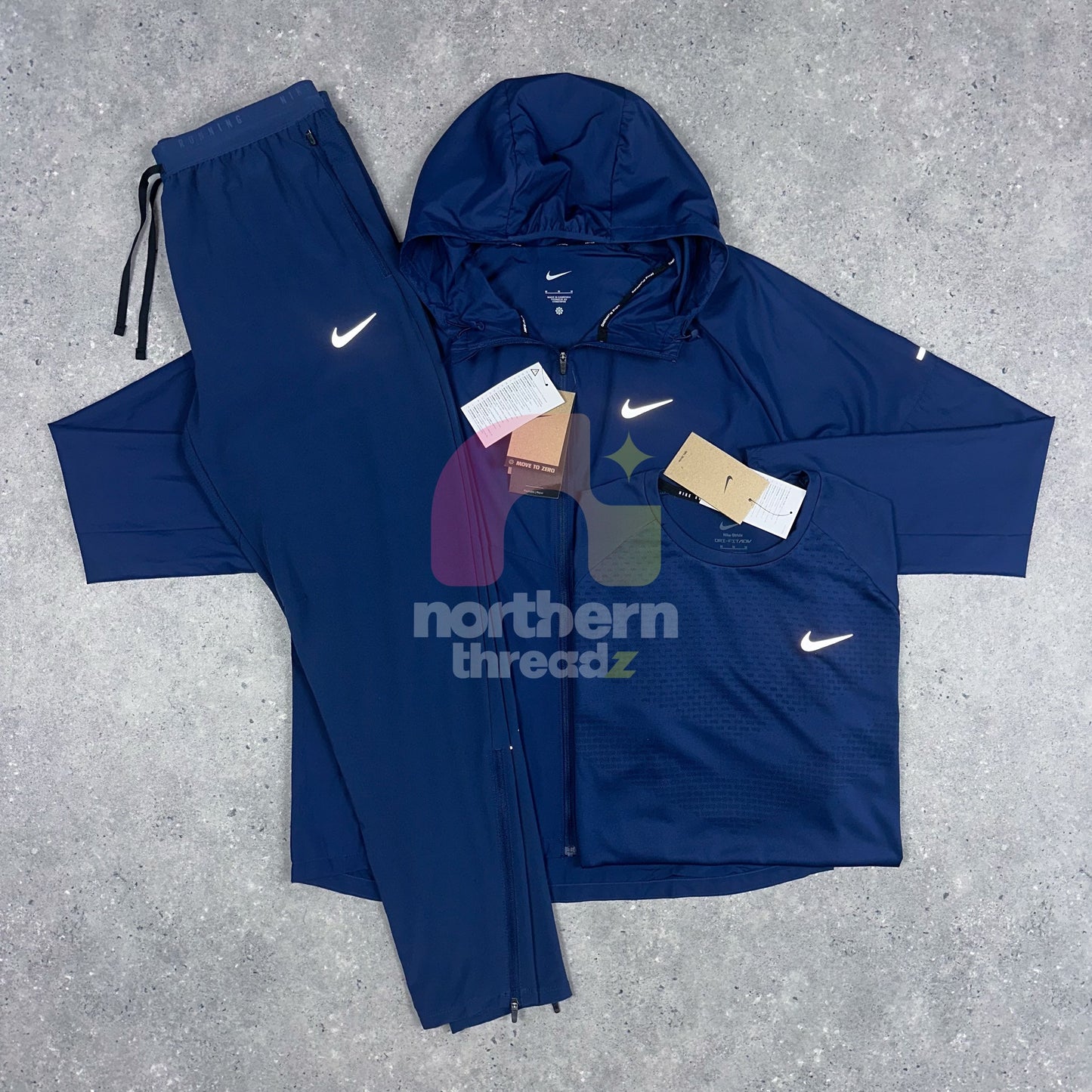 Nike Stride Tracksuit Tri Set (Navy)
