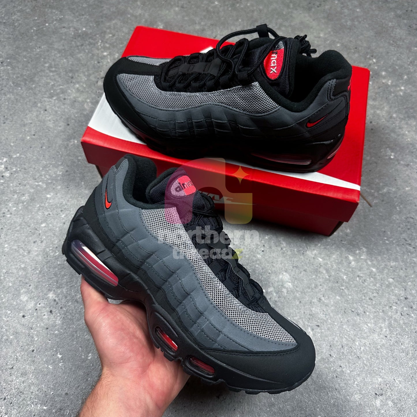 Nike Air Max 95 (Grey/Red)