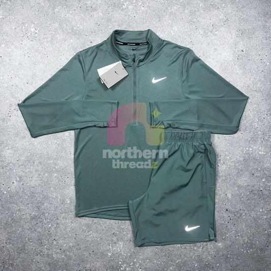 Nike 1/2 Zip Set (Green)