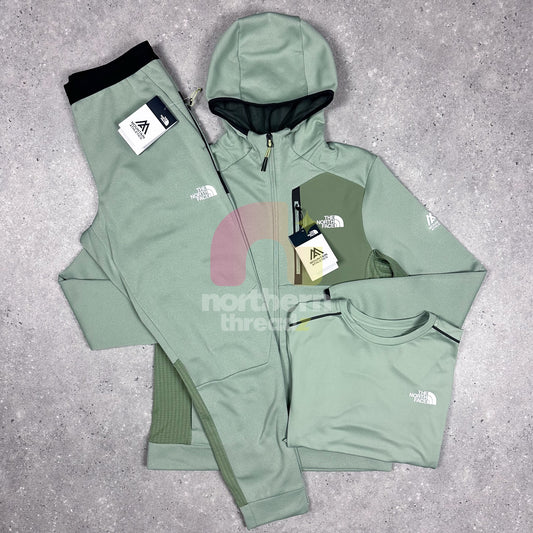 The North Face Fleece Tracksuit Tri (Green)