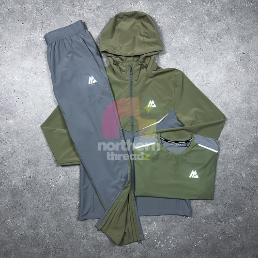 Montirex Woven Tracksuit Tri Set (Khaki)