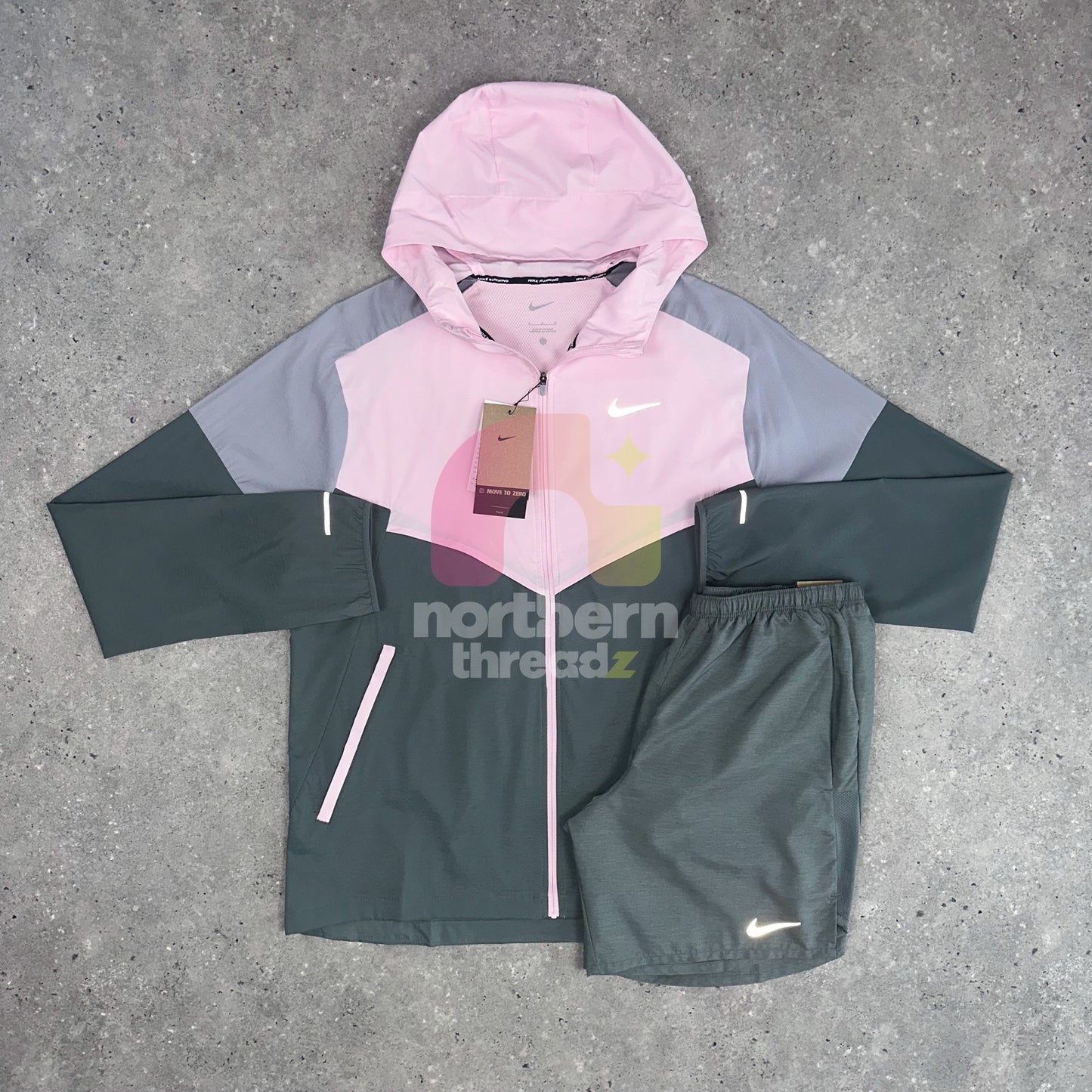 Nike Windbreaker Set (Pink)